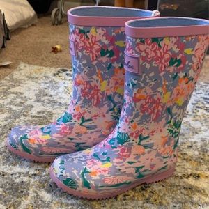 Joules girls size 11 rain boots brand new